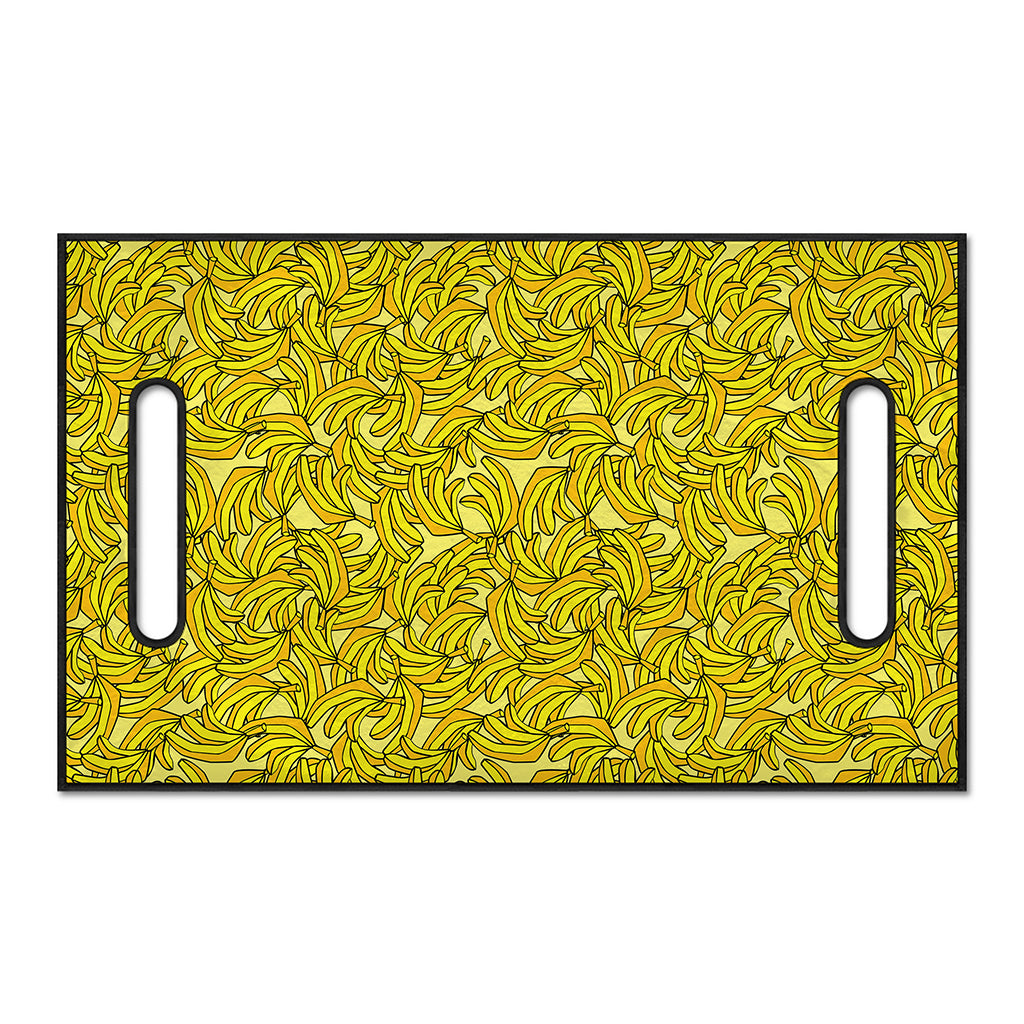 Yellow Geometric Banana Pattern Print Golf Cart Seat Cover