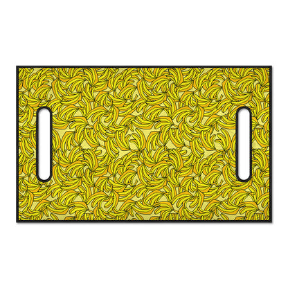 Yellow Geometric Banana Pattern Print Golf Cart Seat Cover