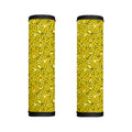 Yellow Geometric Banana Pattern Print Handle Covers