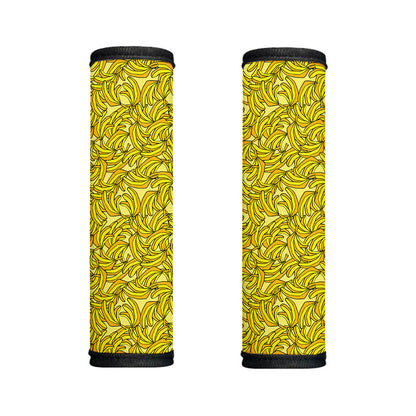 Yellow Geometric Banana Pattern Print Handle Covers