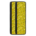Yellow Geometric Banana Pattern Print Refrigerator Handle Covers