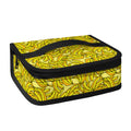 Yellow Geometric Banana Pattern Print Small Lunch Bag