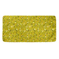 Yellow Geometric Banana Pattern Print Towel