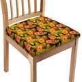 Yellow Hawaiian Tropical Pattern Print Chair Cushion Cover