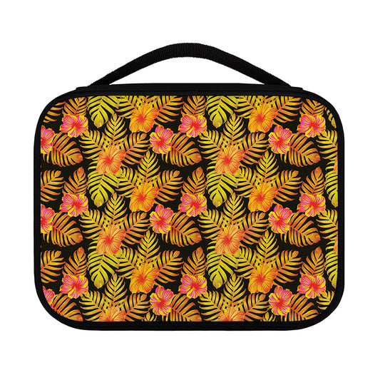 Yellow Hawaiian Tropical Pattern Print Classic Bible Case