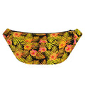 Yellow Hawaiian Tropical Pattern Print Fanny Pack