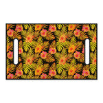 Yellow Hawaiian Tropical Pattern Print Golf Cart Seat Cover