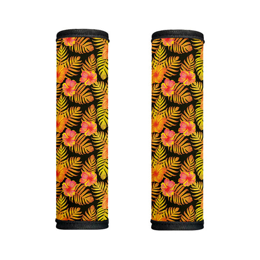 Yellow Hawaiian Tropical Pattern Print Handle Covers