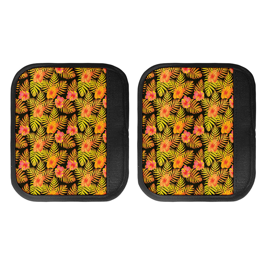 Yellow Hawaiian Tropical Pattern Print Handle Covers