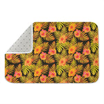 Yellow Hawaiian Tropical Pattern Print Indoor Door Mat