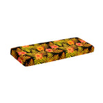 Yellow Hawaiian Tropical Pattern Print Piano Keyboard Cover