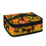 Yellow Hawaiian Tropical Pattern Print Small Lunch Bag