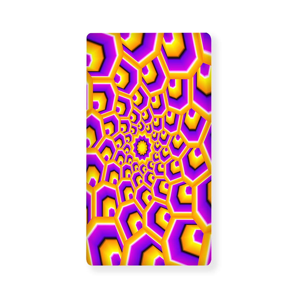 Yellow Hive Moving Optical Illusion Baby Crib Sheet
