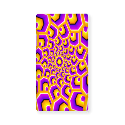 Yellow Hive Moving Optical Illusion Baby Crib Sheet