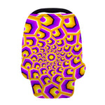 Yellow Hive Moving Optical Illusion Baby Seat Cover