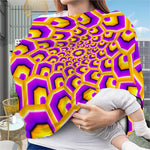 Yellow Hive Moving Optical Illusion Baby Seat Cover