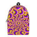 Yellow Hive Moving Optical Illusion School Backpack