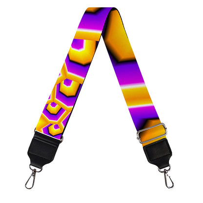 Yellow Hive Moving Optical Illusion Bag Strap