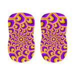 Yellow Hive Moving Optical Illusion Bar Stool Covers