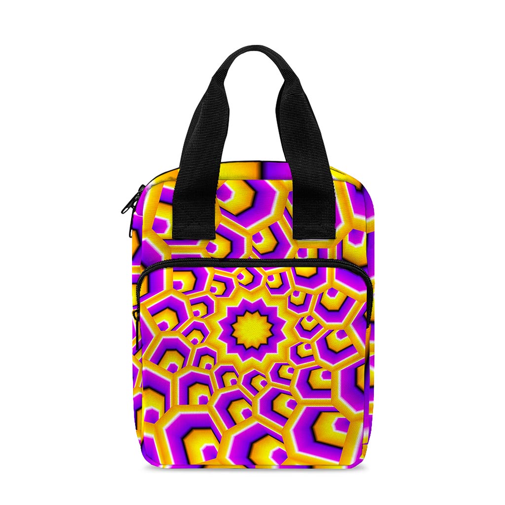 Yellow Hive Moving Optical Illusion Bible Tote Bag