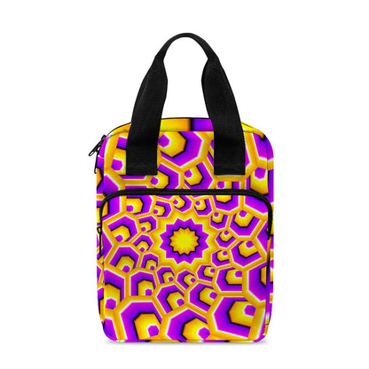 Yellow Hive Moving Optical Illusion Bible Tote Bag