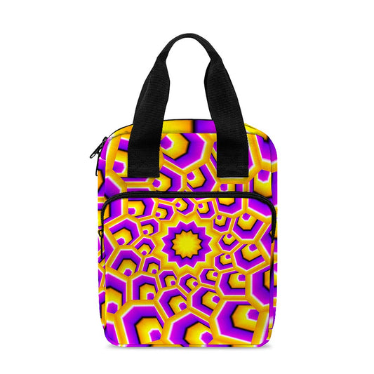 Yellow Hive Moving Optical Illusion Bible Tote Bag