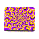 Yellow Hive Moving Optical Illusion Bifold Wallet