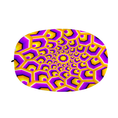 Yellow Hive Moving Optical Illusion Car Side Mirror Covers