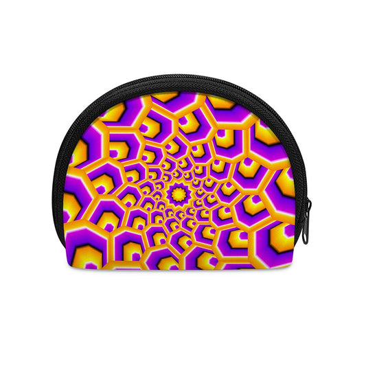 Yellow Hive Moving Optical Illusion Coin Purse