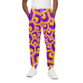 Yellow Hive Moving Optical Illusion Cotton Sweatpants