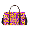Yellow Hive Moving Optical Illusion Duffel Bag