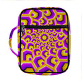 Yellow Hive Moving Optical Illusion Front Pocket Bible Bag
