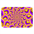 Yellow Hive Moving Optical Illusion Indoor Door Mat