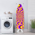 Yellow Hive Moving Optical Illusion Ironing Board Cover