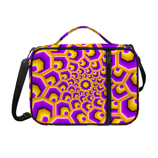 Yellow Hive Moving Optical Illusion Shoulder Strap Bible Bag