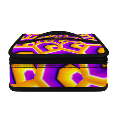 Yellow Hive Moving Optical Illusion Small Lunch Bag