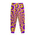 Yellow Hive Moving Optical Illusion Sweatpants