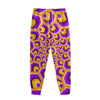 Yellow Hive Moving Optical Illusion Sweatpants