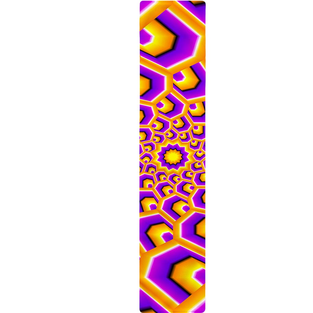 Yellow Hive Moving Optical Illusion Table Runner