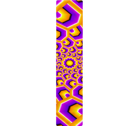 Yellow Hive Moving Optical Illusion Table Runner