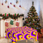 Yellow Hive Moving Optical Illusion Tablecloth