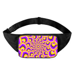 Yellow Hive Moving Optical Illusion Waist Bag
