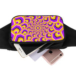 Yellow Hive Moving Optical Illusion Waist Bag