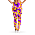 Yellow Hive Moving Optical Illusion Women's Leggings