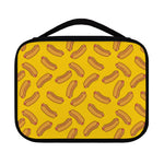 Yellow Hot Dog Pattern Print Classic Bible Case