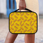 Yellow Hot Dog Pattern Print Classic Bible Case