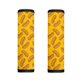 Yellow Hot Dog Pattern Print Handle Covers