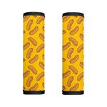 Yellow Hot Dog Pattern Print Handle Covers
