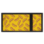 Yellow Hot Dog Pattern Print Trifold Wallet