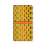 Yellow Kente Pattern Print Baby Crib Sheet